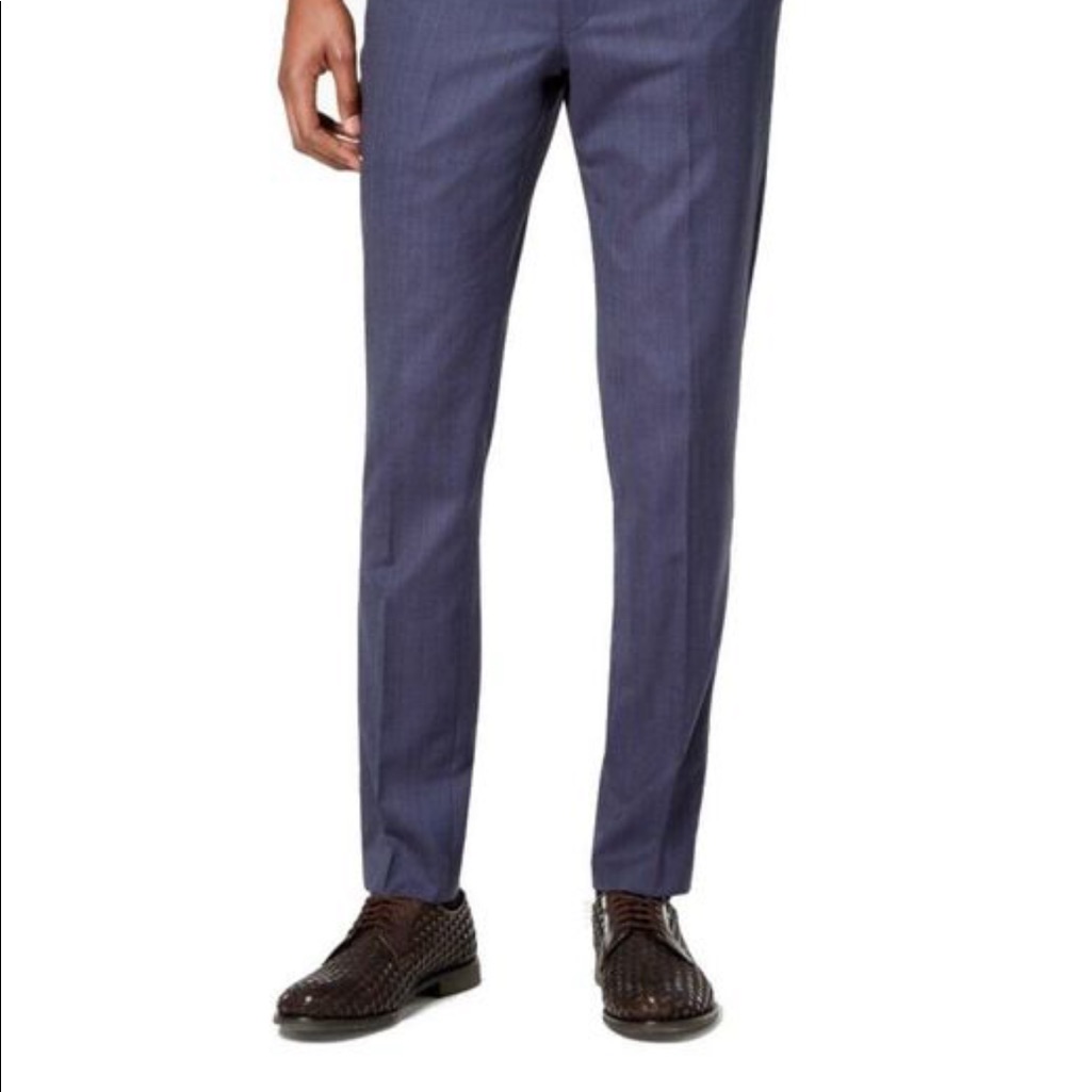 Brand New, Never Worn Dkny Men's Blue Dress Pants Slim Fit Suit Separate